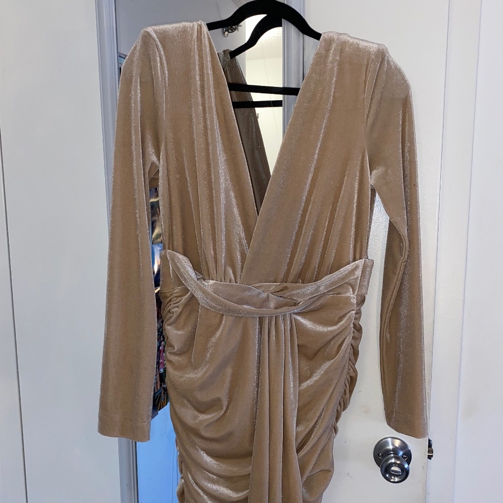 Gold BabyBoo Bodycon Dress